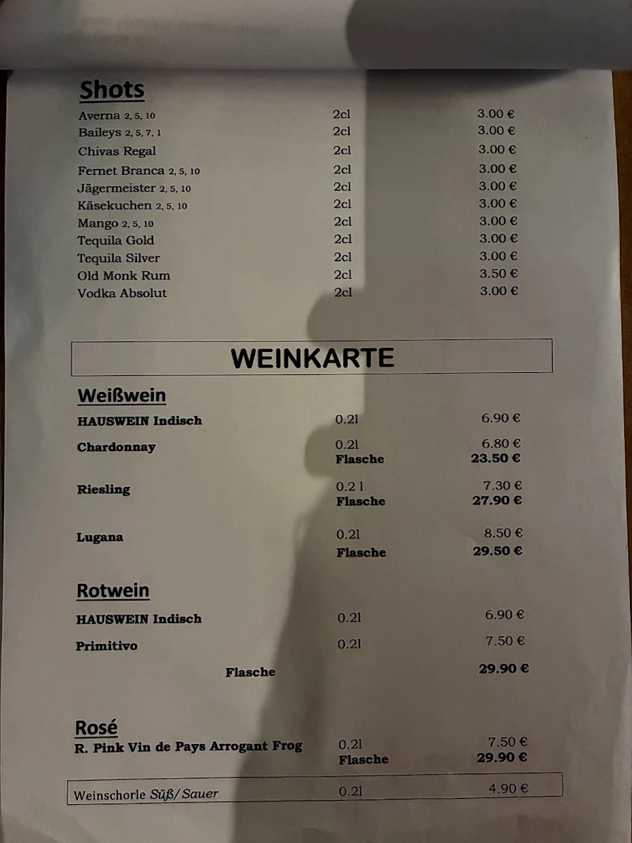 Speisekarte photo 2