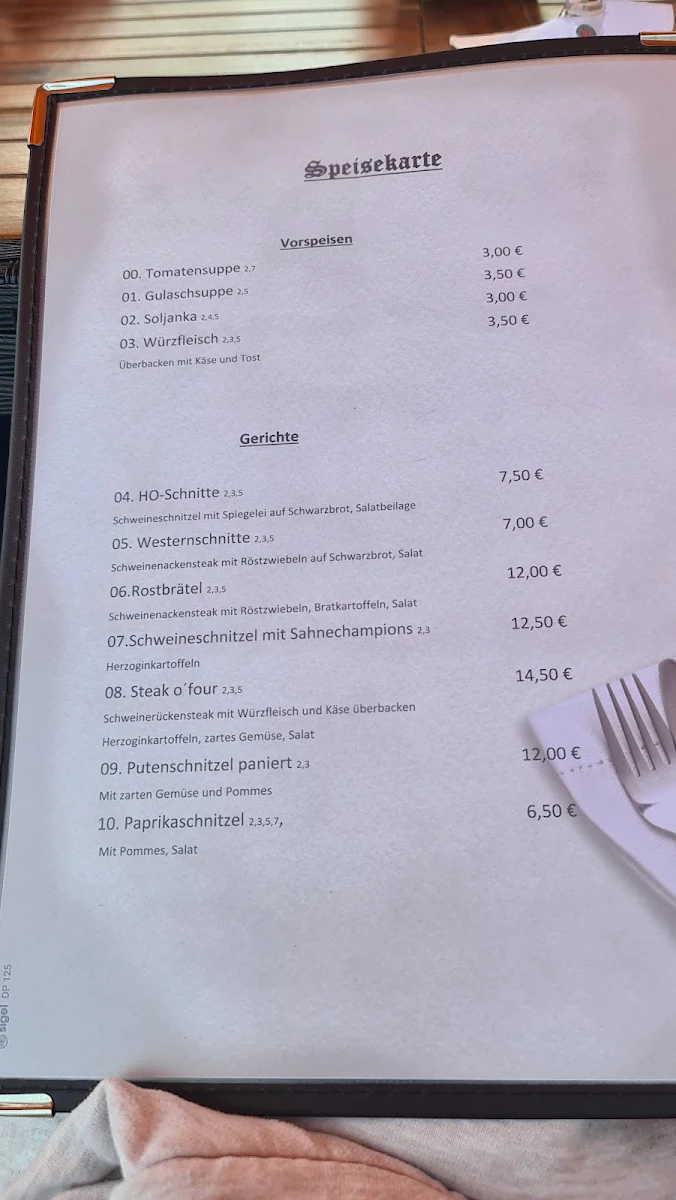Speisekarte photo 4