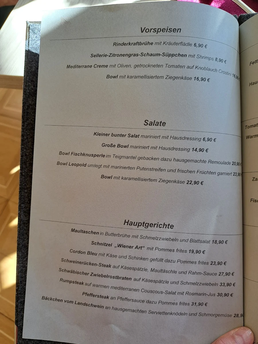 Speisekarte photo 5