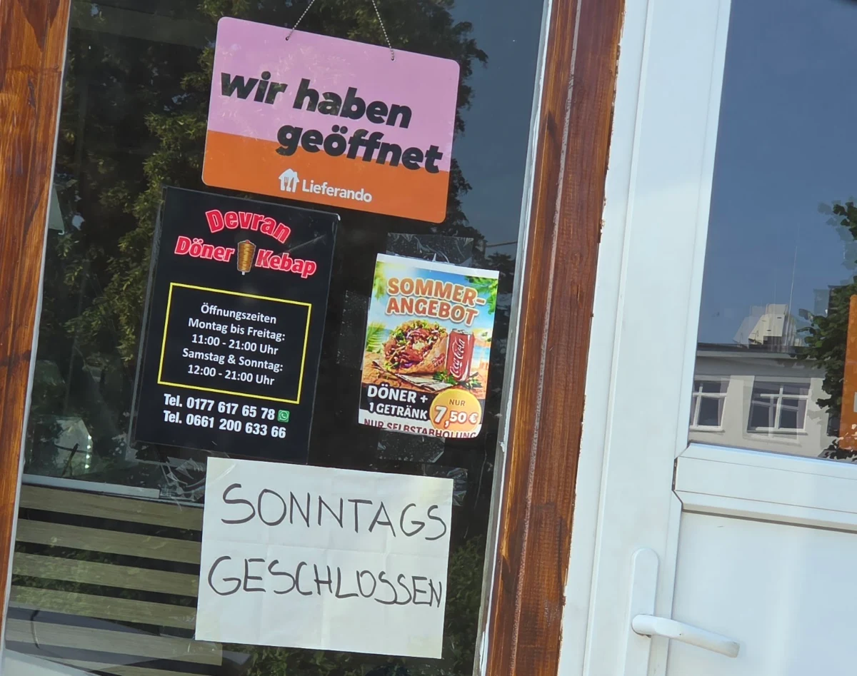 Speisekarte, Devran Döner Kebap