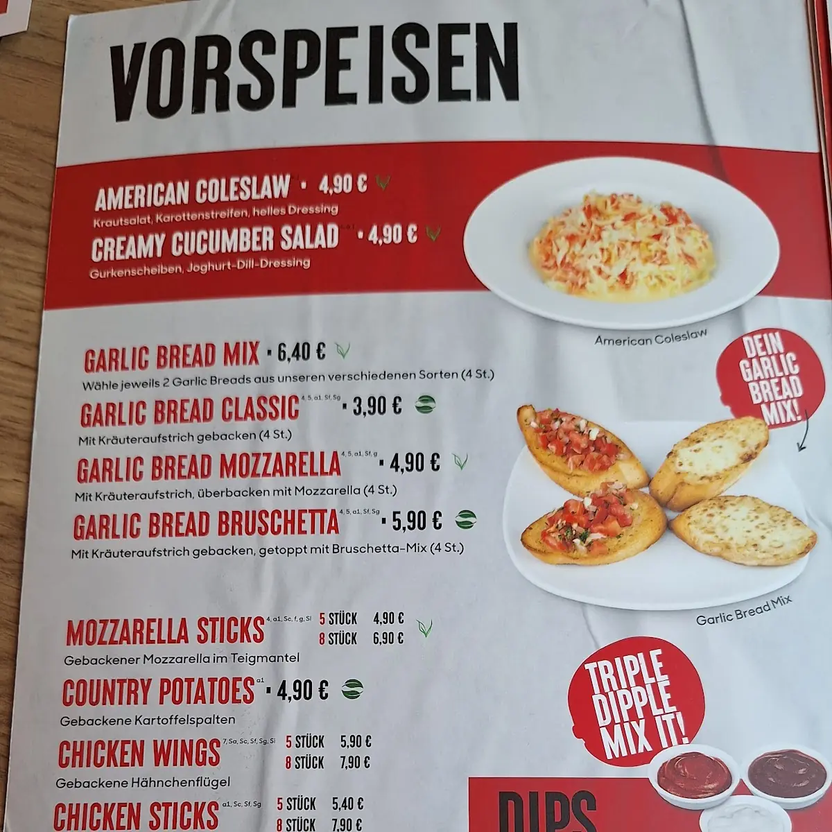 Speisekarte photo 1