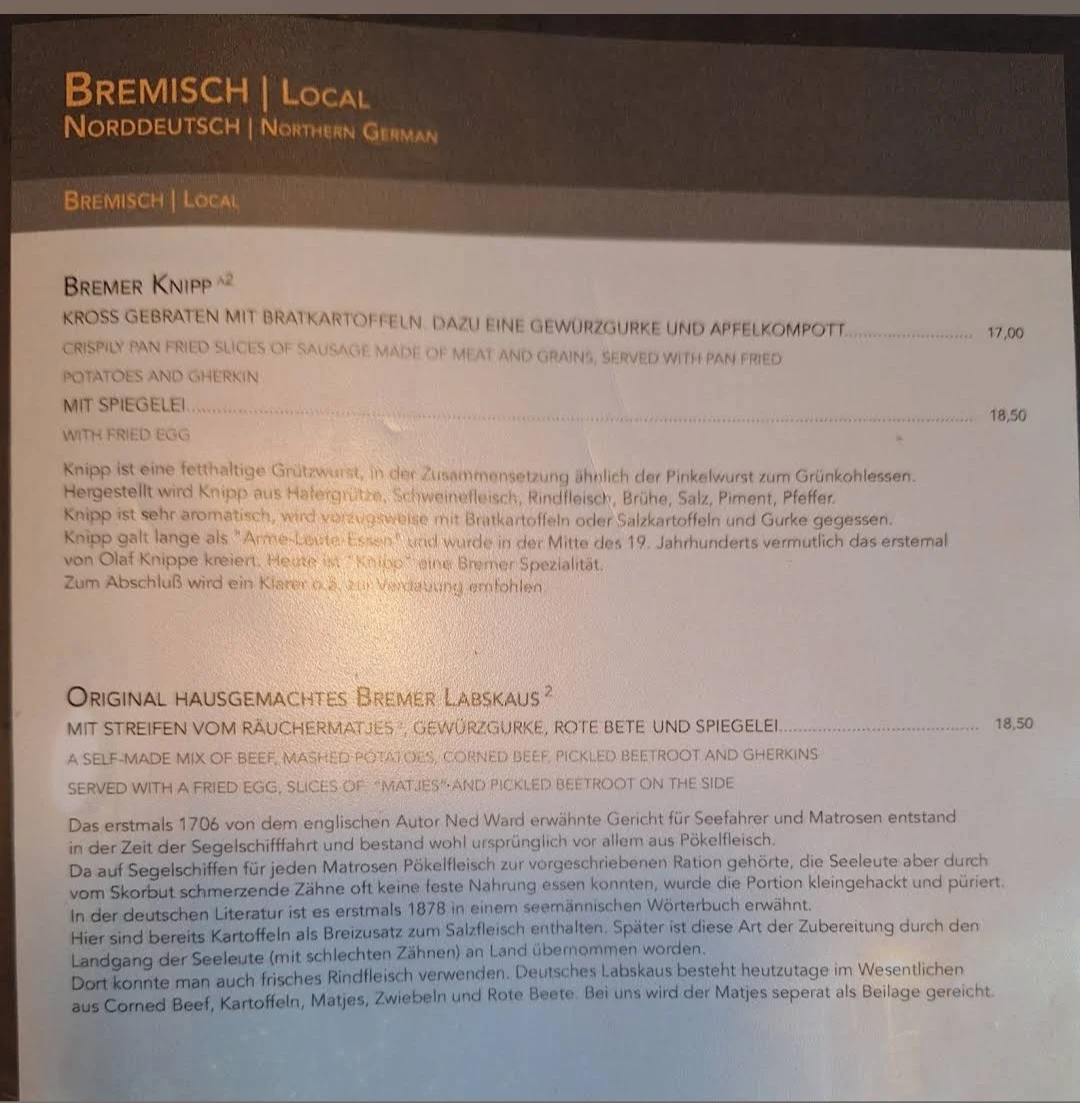 Speisekarte photo 1