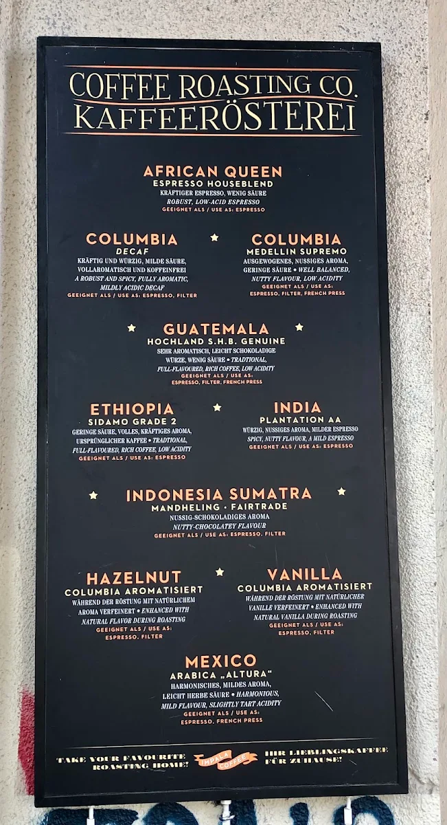 Speisekarte, IMPALA COFFEE | Prenzlauer Berg – Café & Bagels