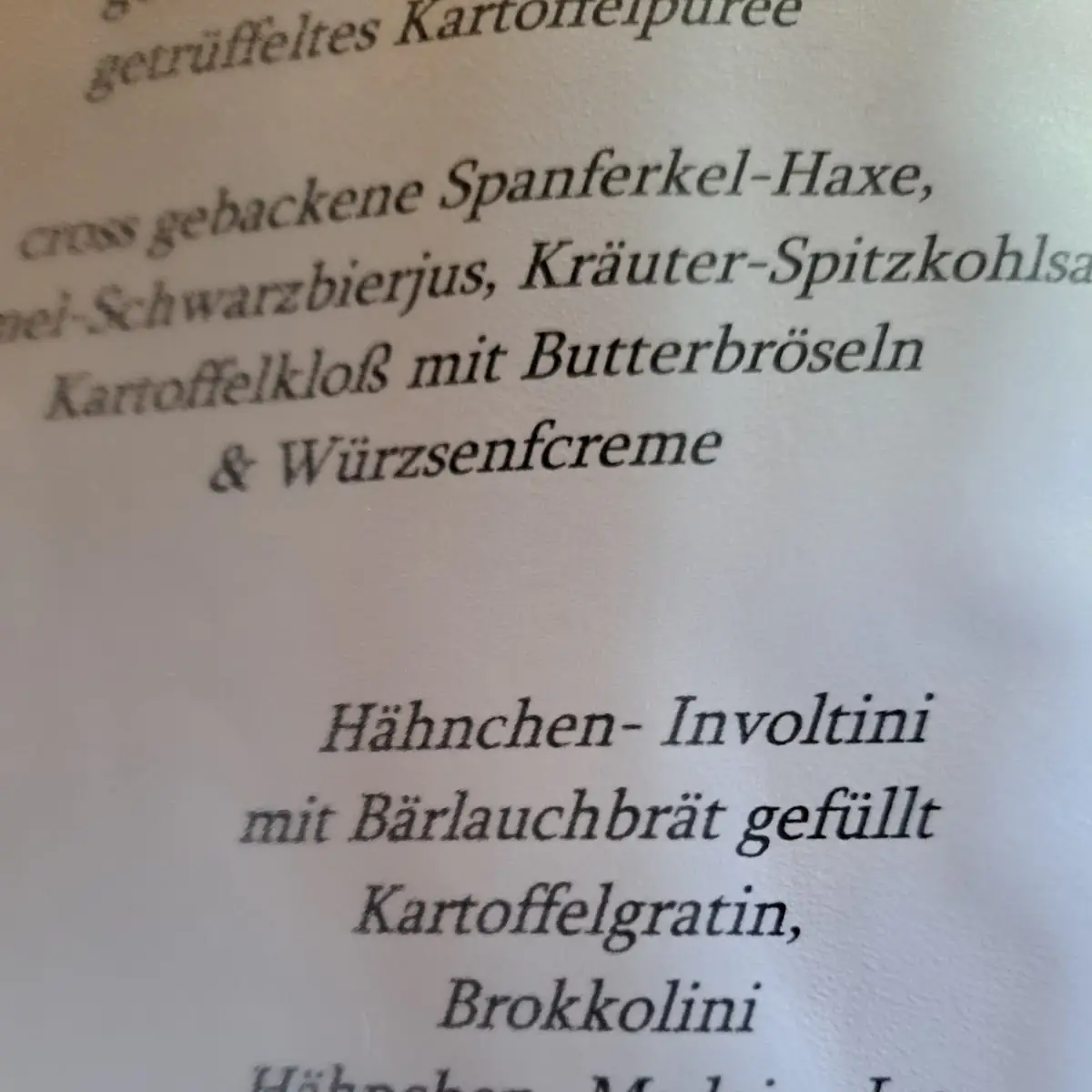Speisekarte photo 5