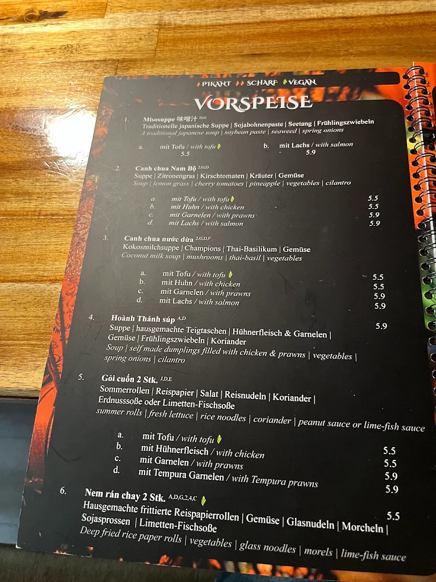 Speisekarte photo 2