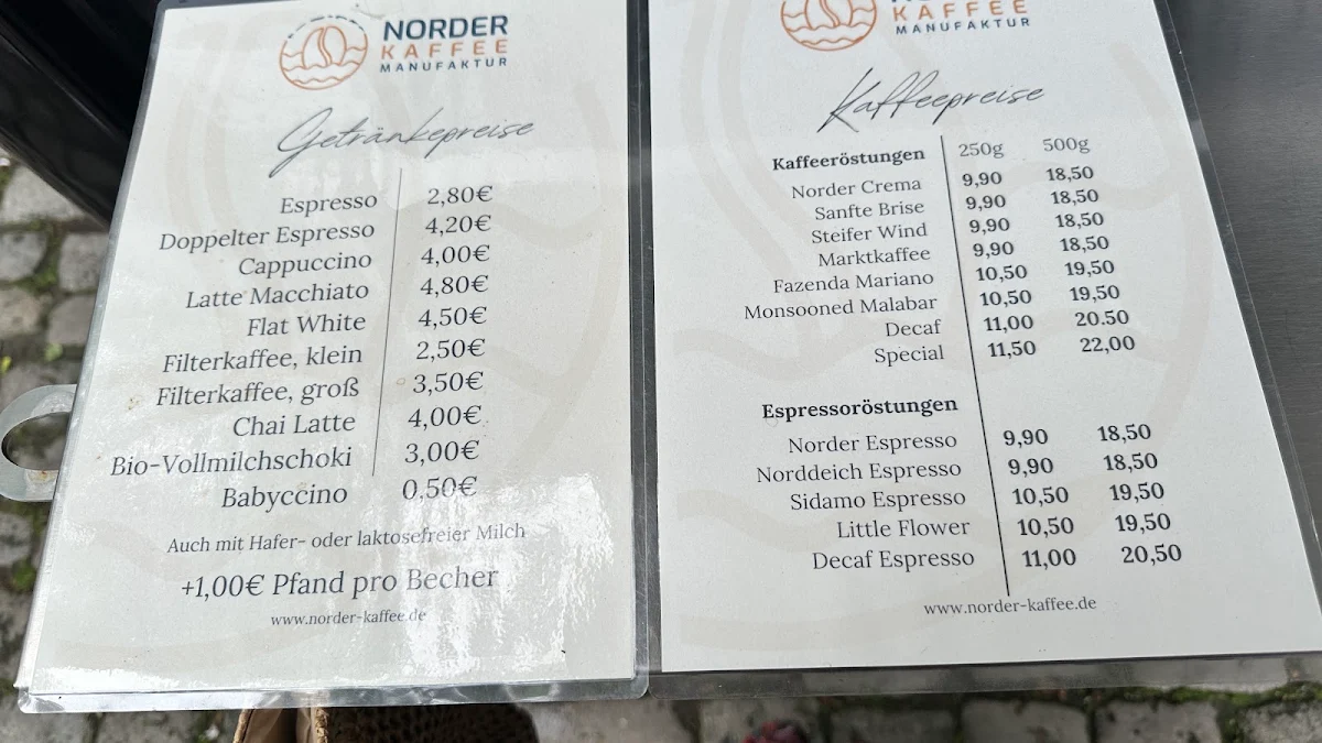 Speisekarte photo 2