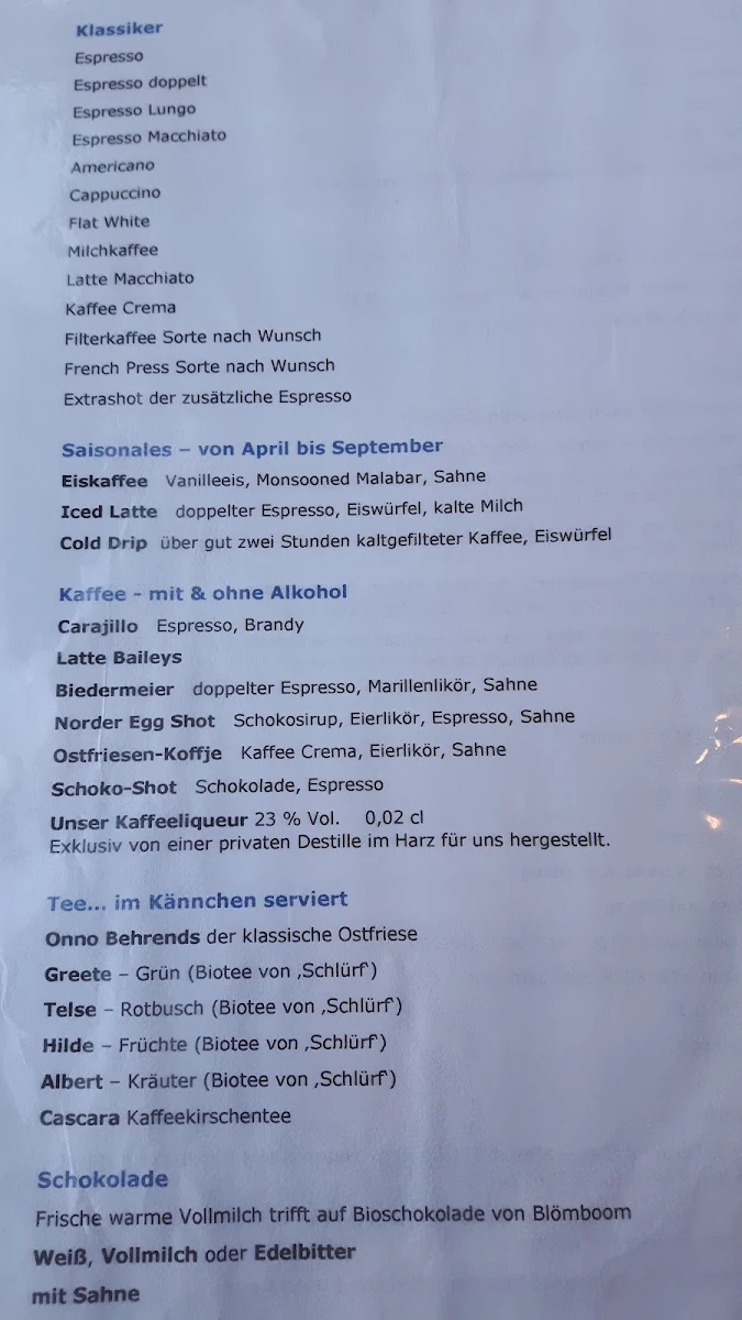 Speisekarte photo 3