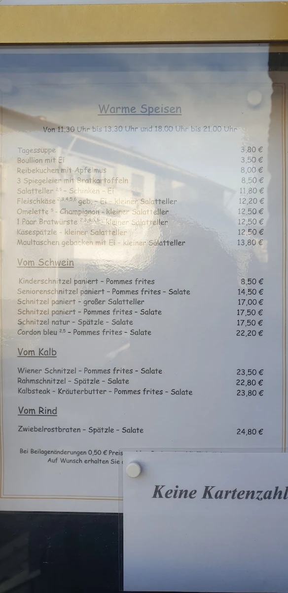 Speisekarte photo 2