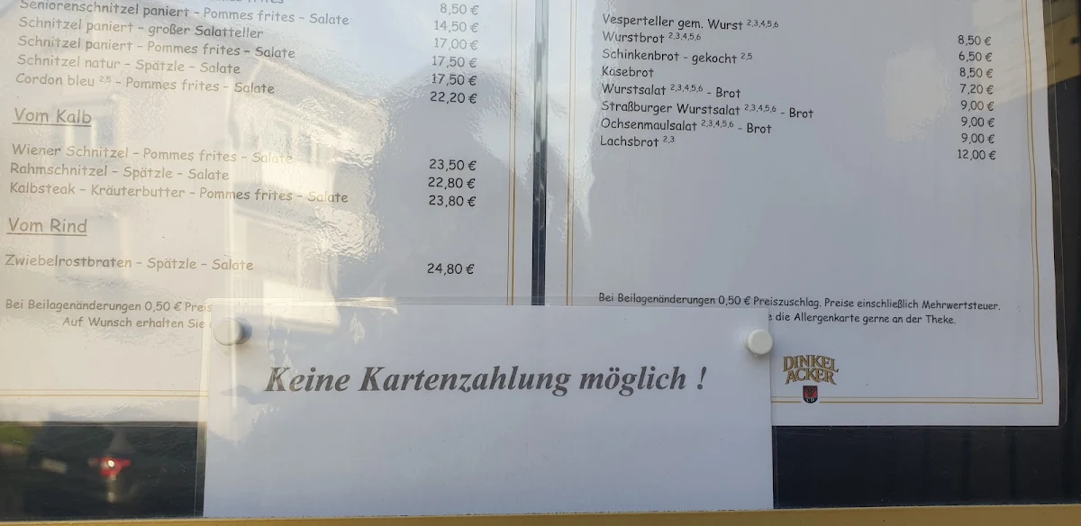 Speisekarte photo 3