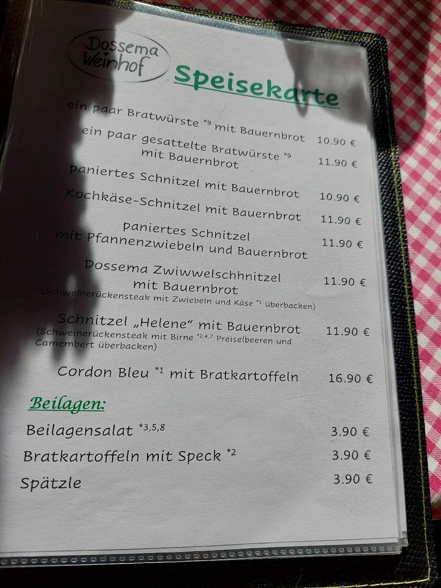 Speisekarte photo 1