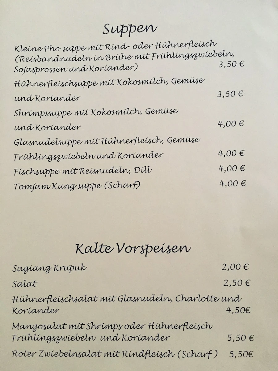 Speisekarte photo 2