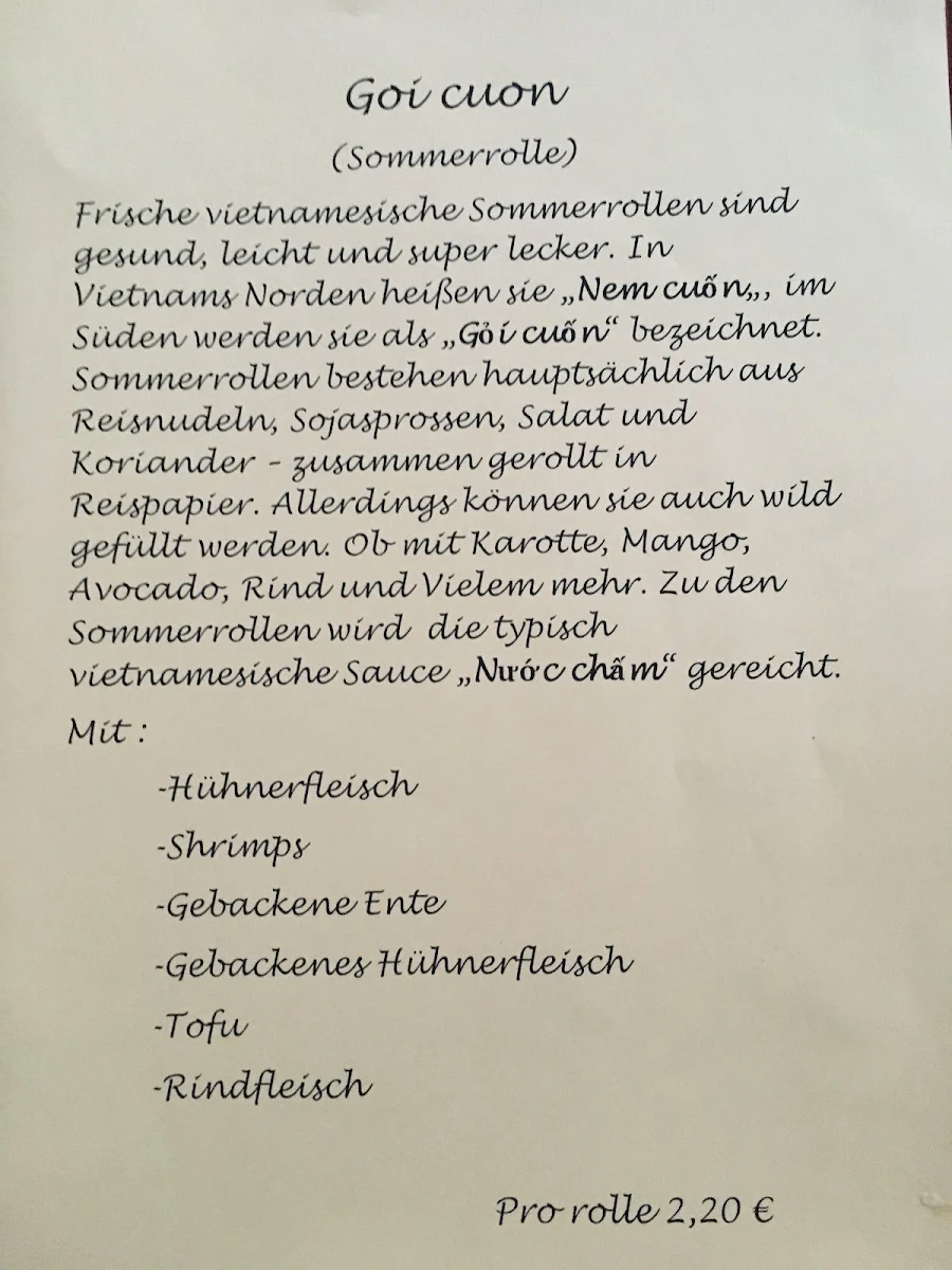 Speisekarte photo 5