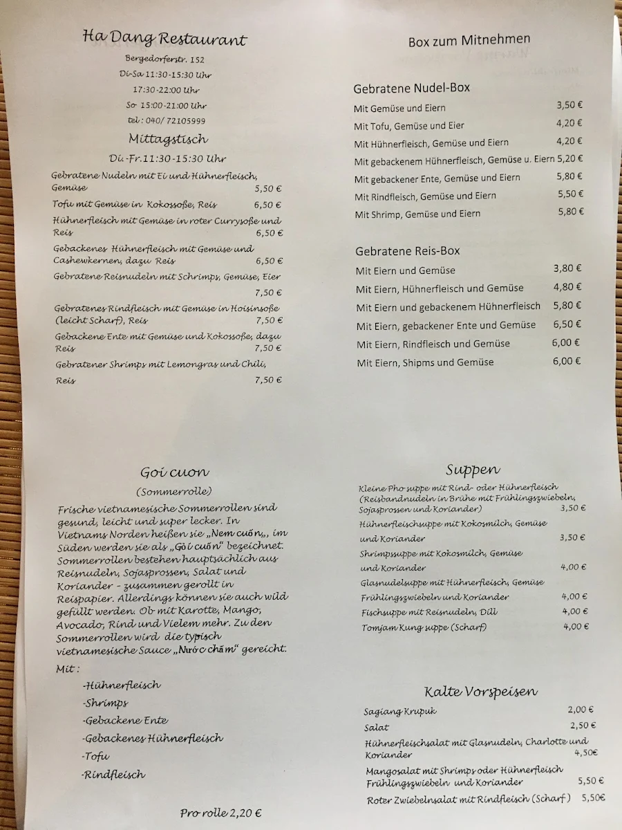 Speisekarte photo 9