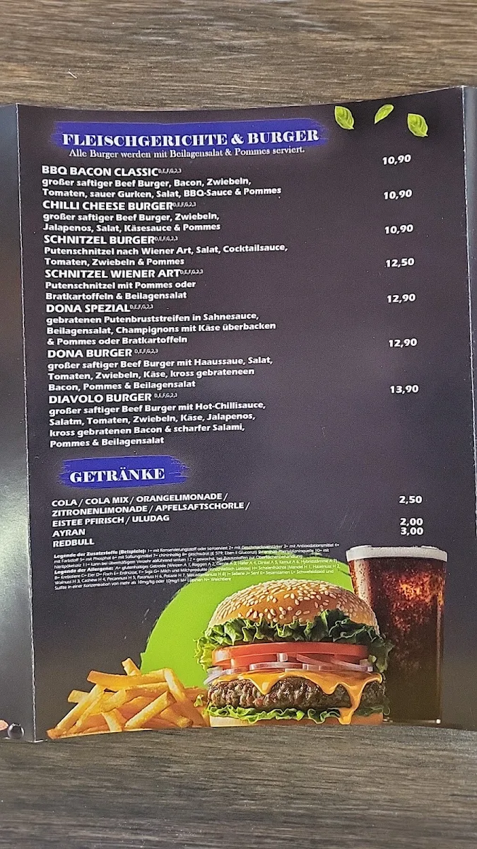 Speisekarte photo 2