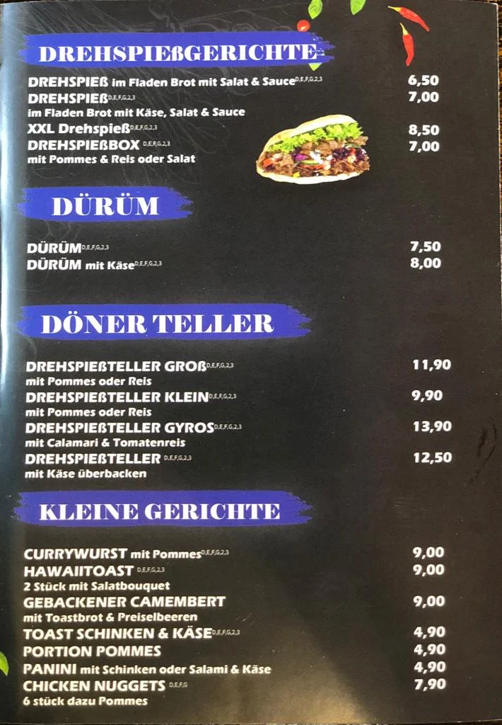 Speisekarte photo 8