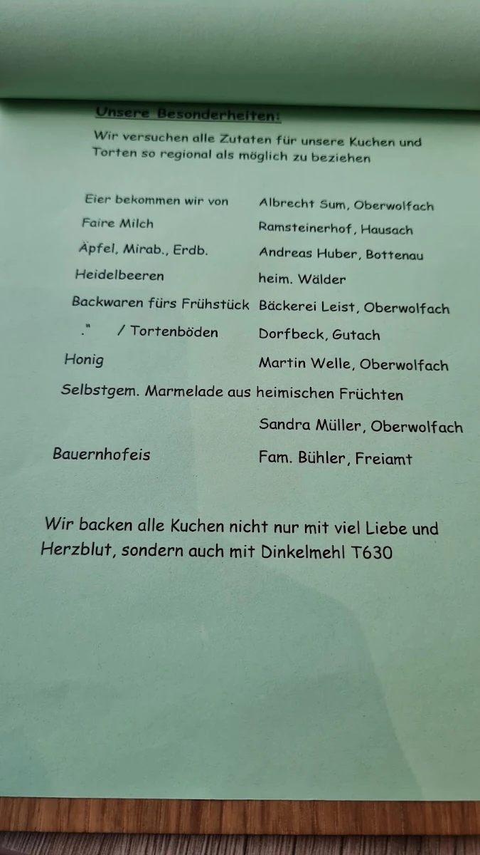 Speisekarte photo 1