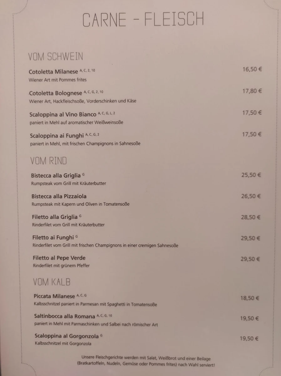 Speisekarte photo 1