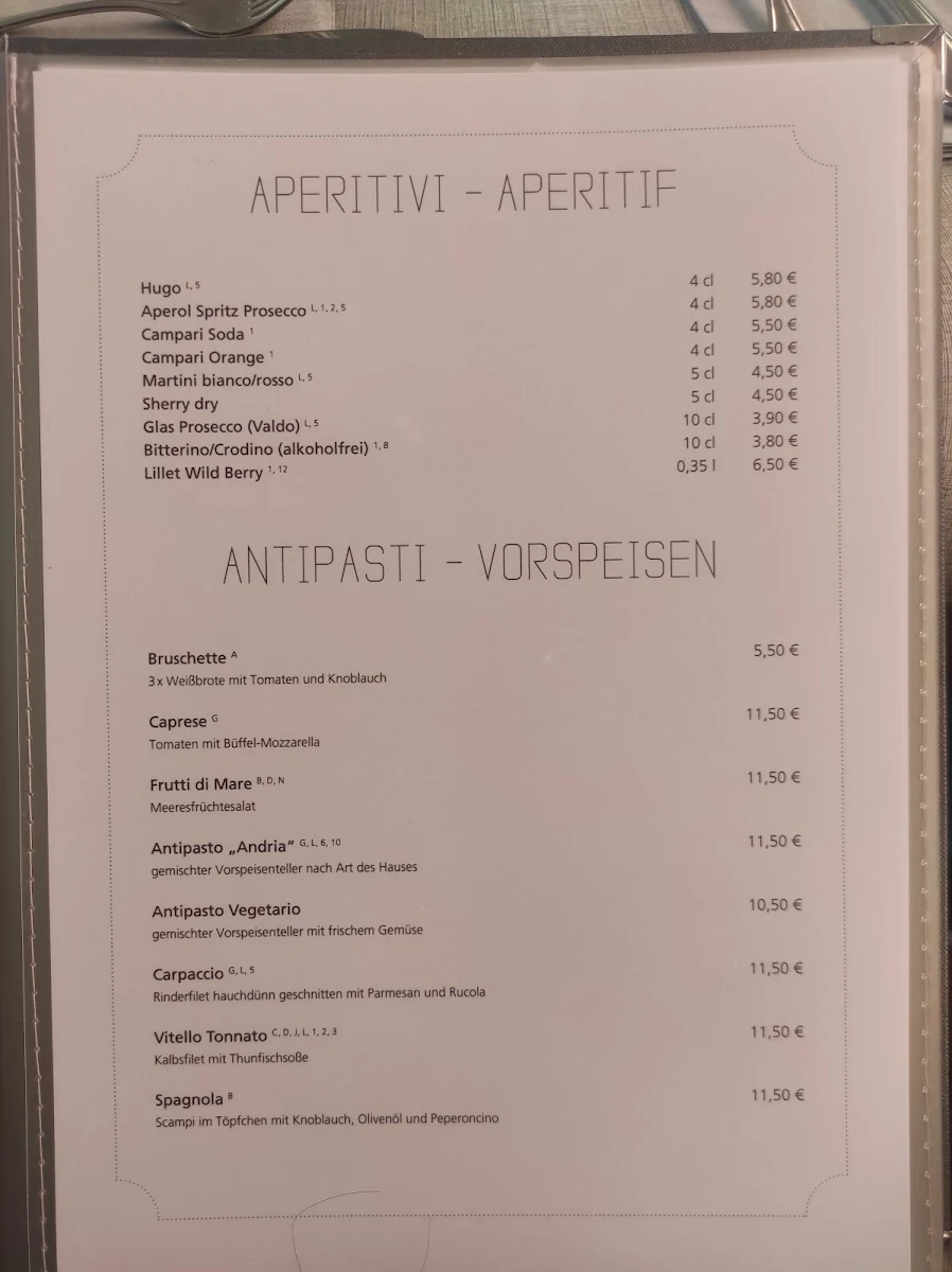 Speisekarte photo 2