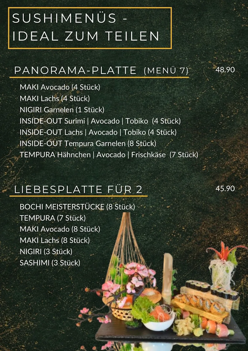 Speisekarte, BoChi