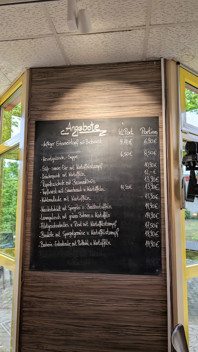 Speisekarte, Bistro Selgros