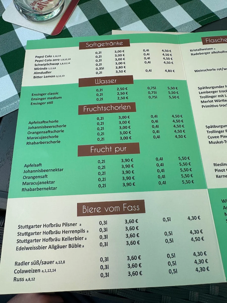 Speisekarte photo 2