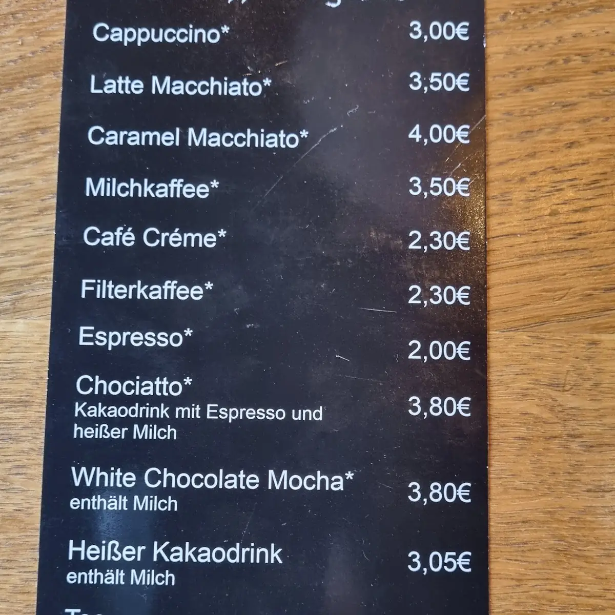 Speisekarte photo 4