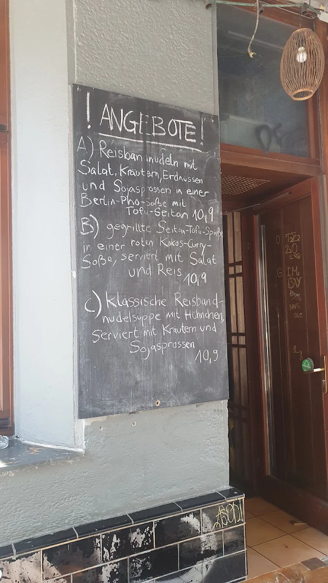 Speisekarte, Restaurant Berlin Phở