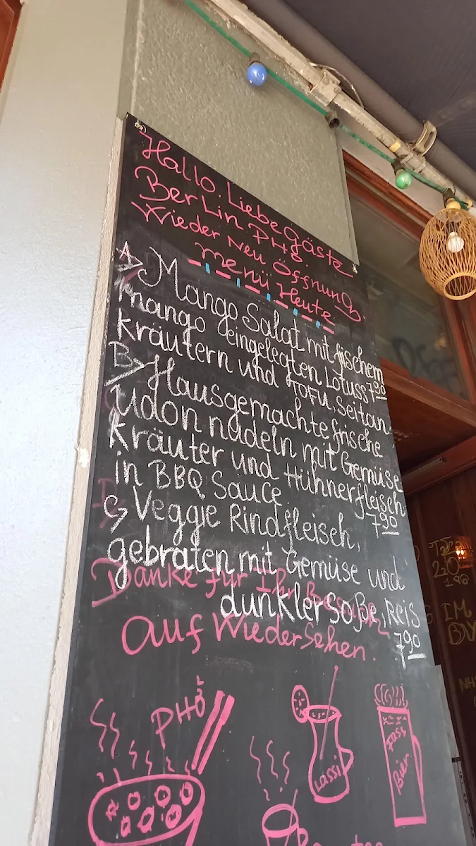 Speisekarte, Restaurant Berlin Phở