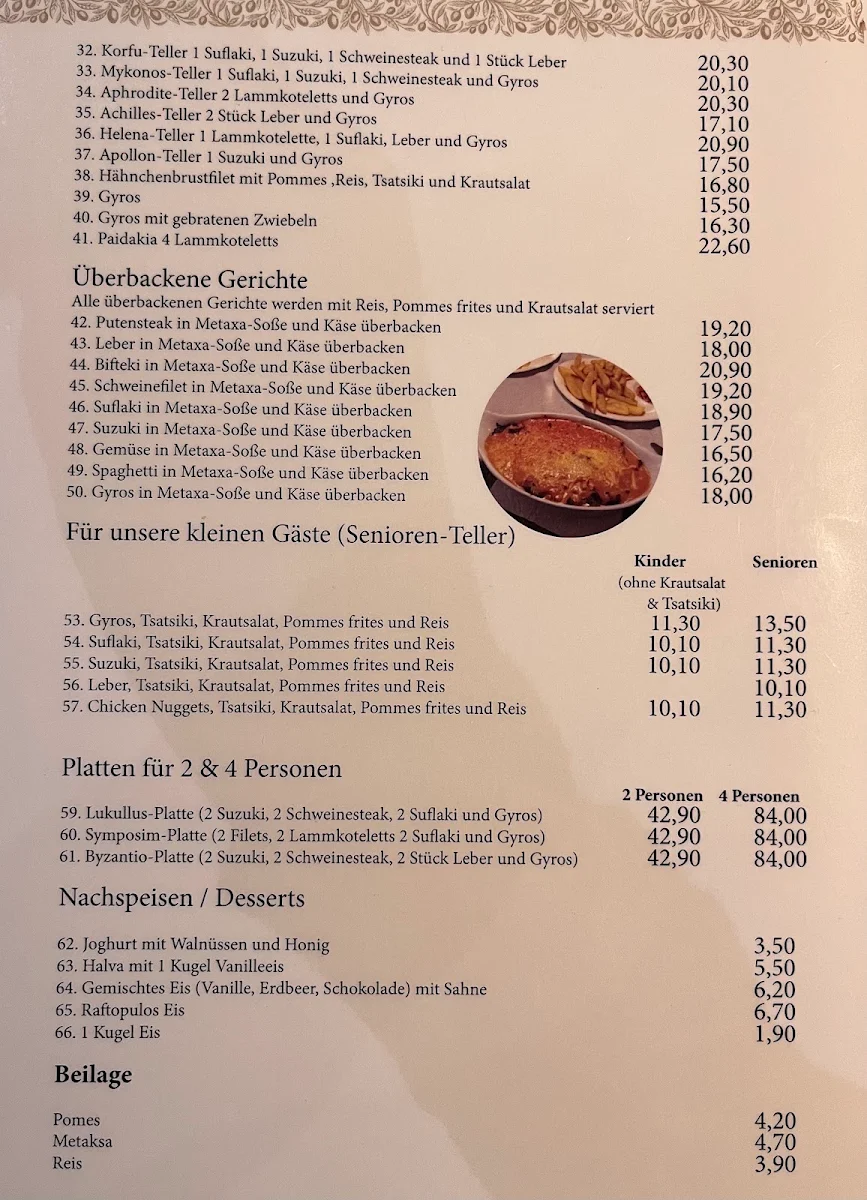 Speisekarte photo 1