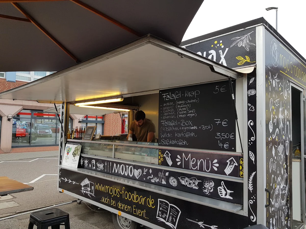 Speisekarte, Mojo’s - Falafel Food bar