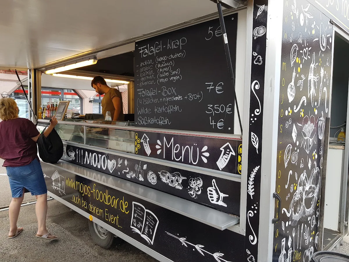 Speisekarte, Mojo’s - Falafel Food bar