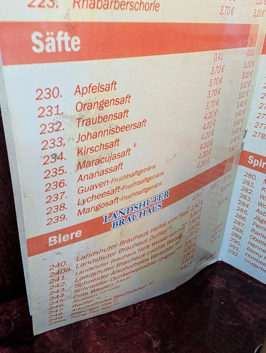 Speisekarte photo 1