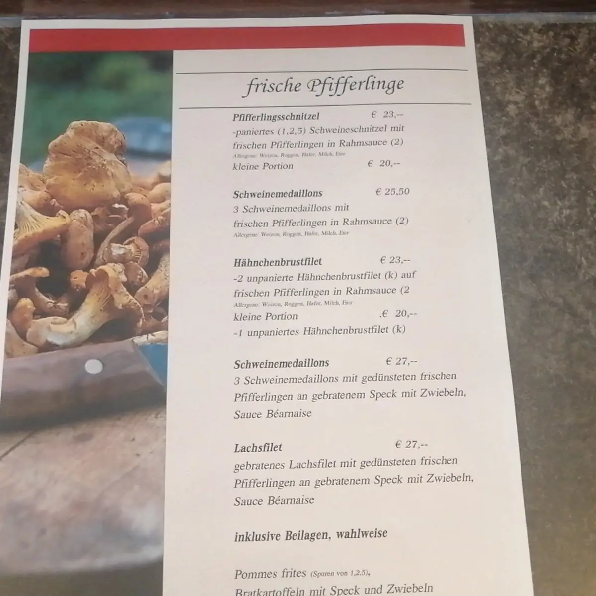 Speisekarte photo 6