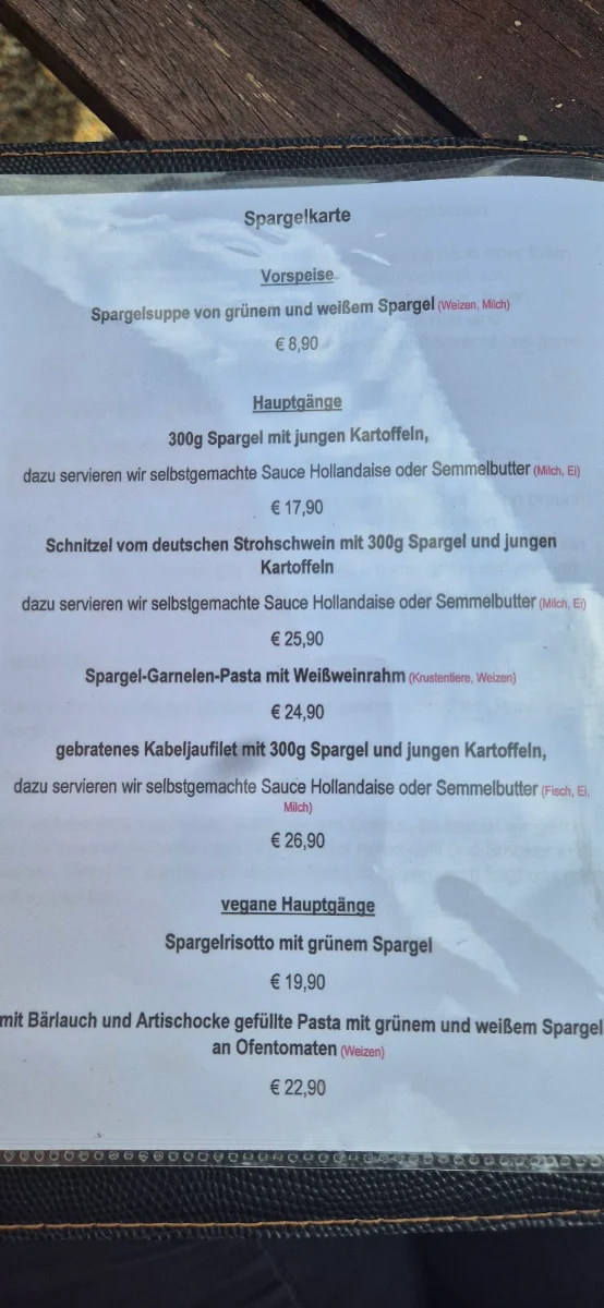 Speisekarte photo 1