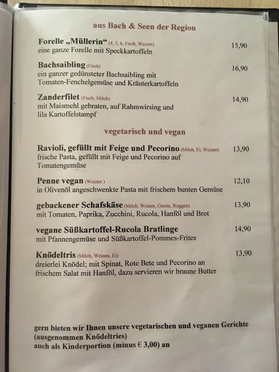 Speisekarte photo 2