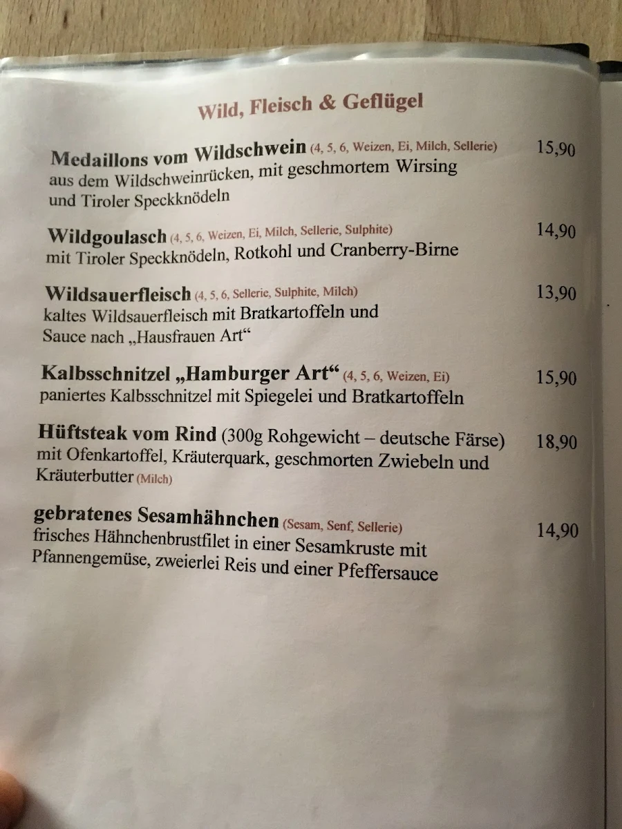 Speisekarte photo 3