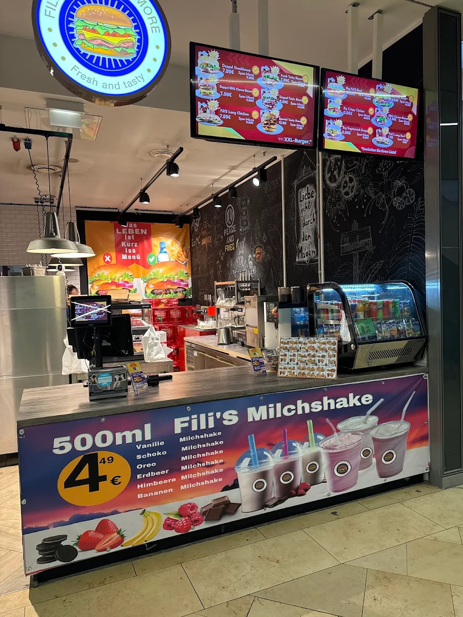 Speisekarte, Fili'S Burger & More