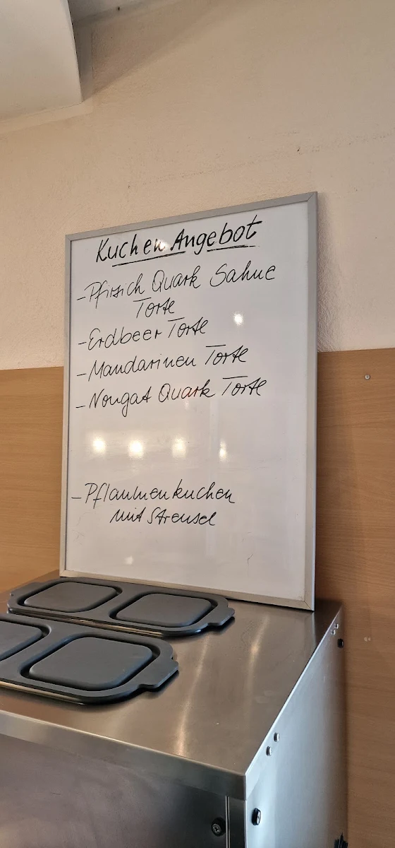 Speisekarte, Eiscafé Quark o lino