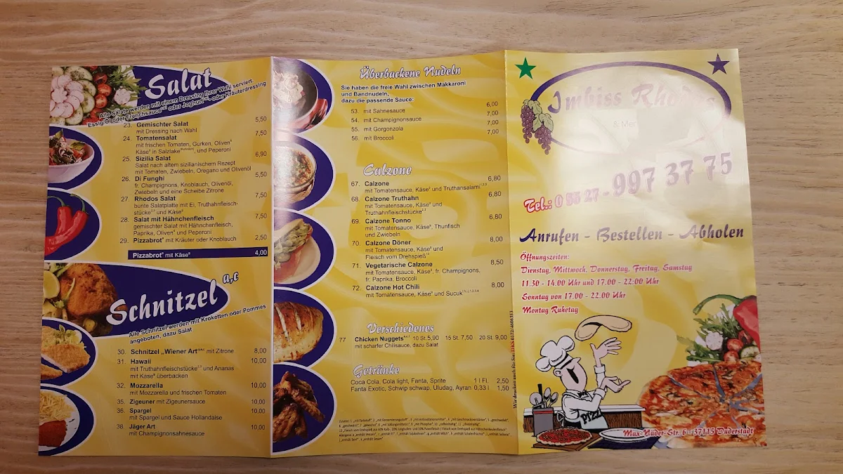 Speisekarte photo 3