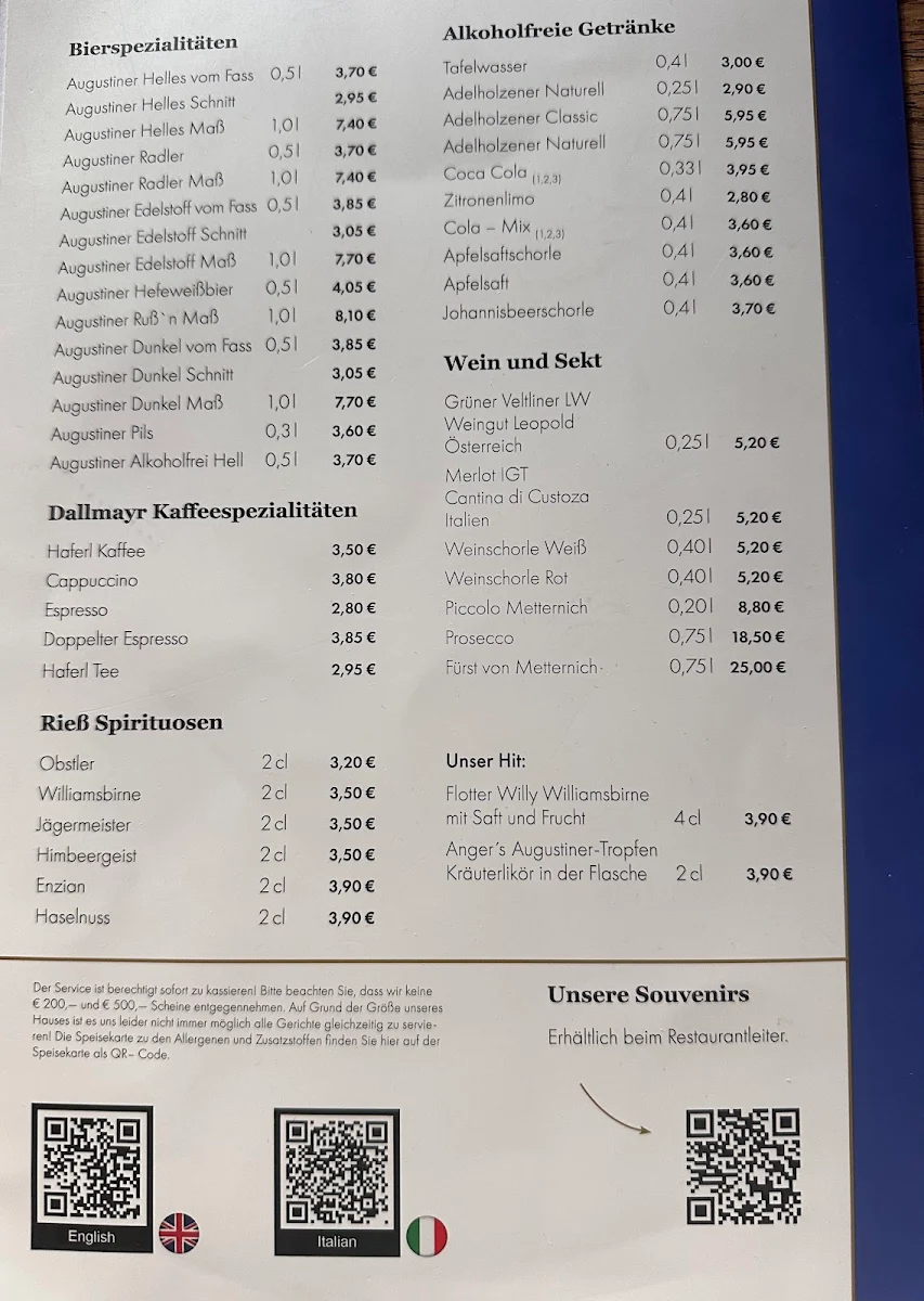 Speisekarte photo 1