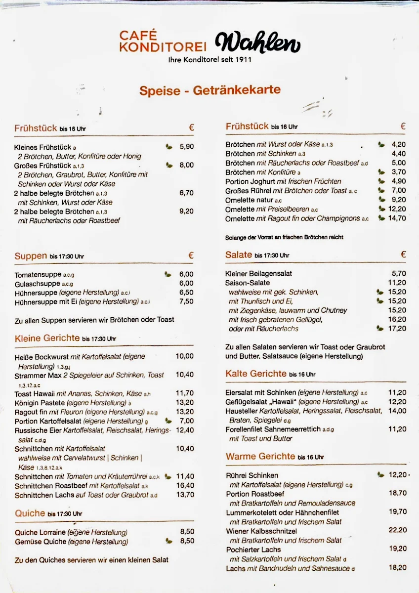 Speisekarte photo 2