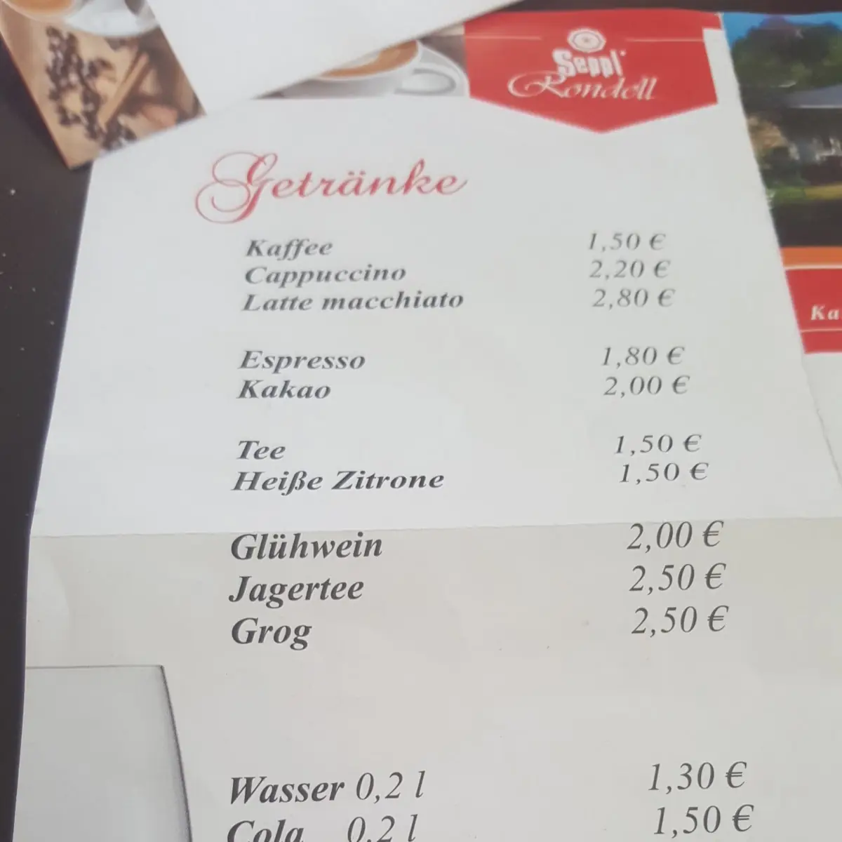Speisekarte photo 4