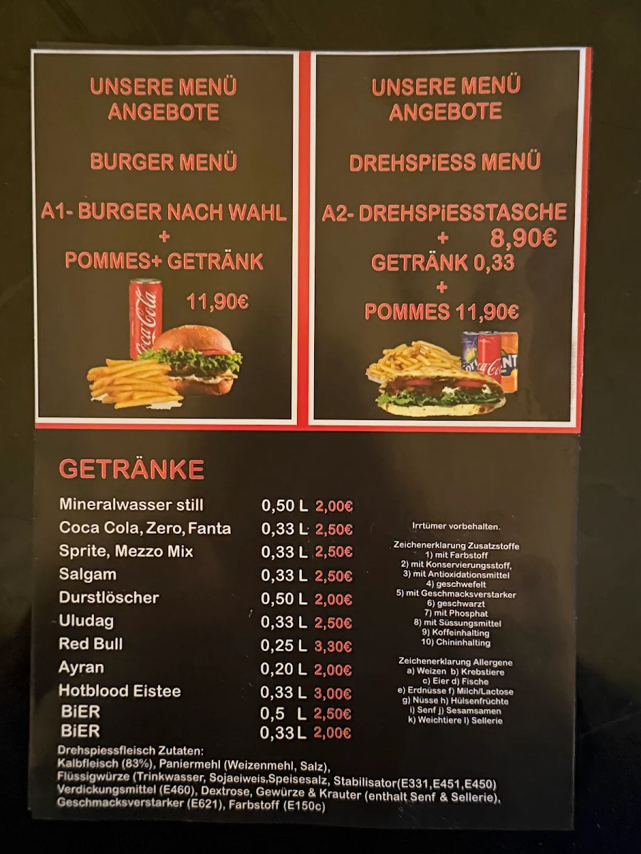 Speisekarte photo 1