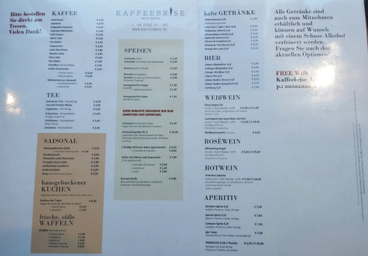 Speisekarte photo 1