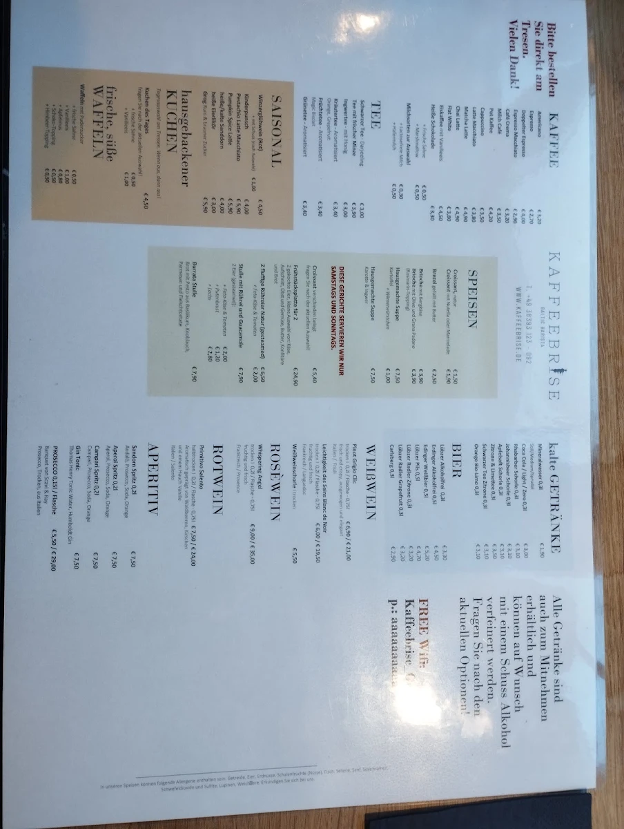 Speisekarte photo 5