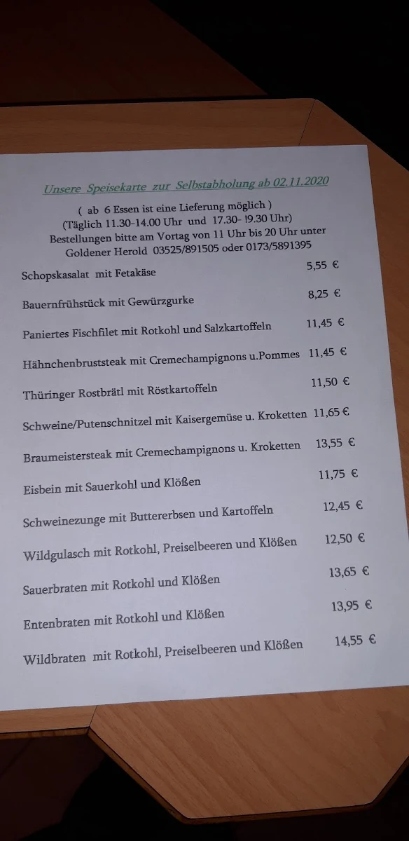 Speisekarte photo 3