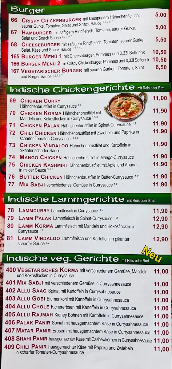 Speisekarte photo 2
