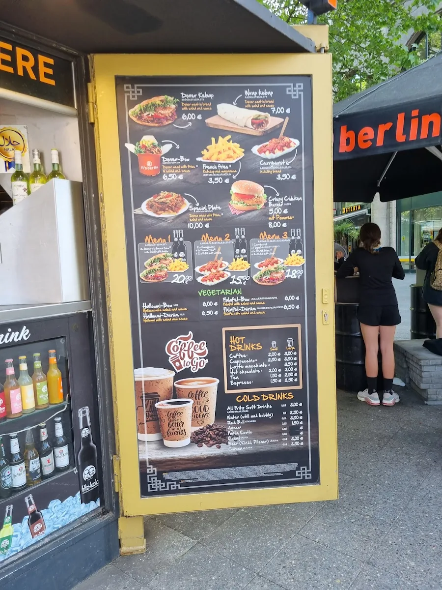 Speisekarte, it’s berlin