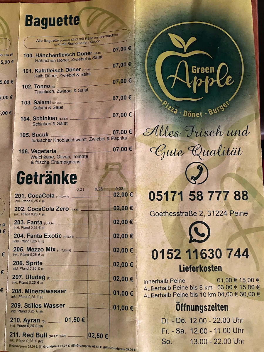 Speisekarte photo 2