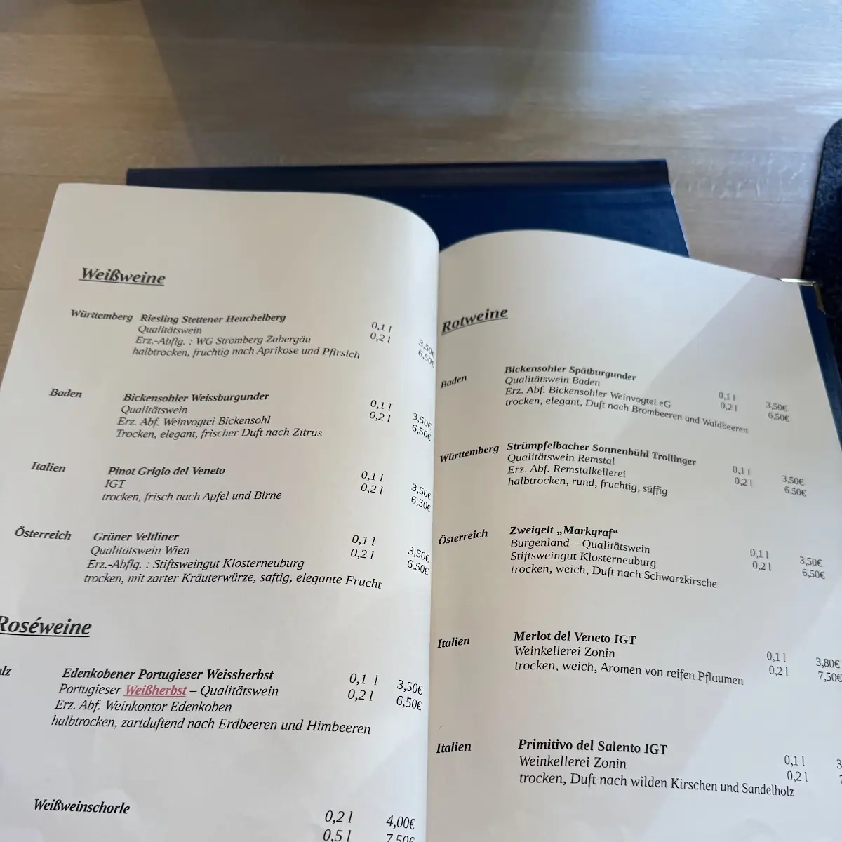 Speisekarte photo 9